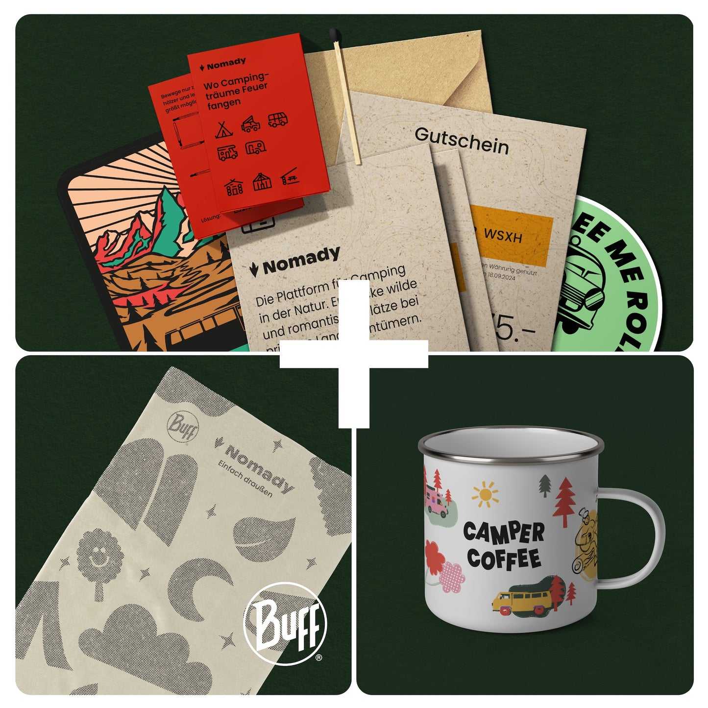 Nomady Gutscheinbox "Basecamp"