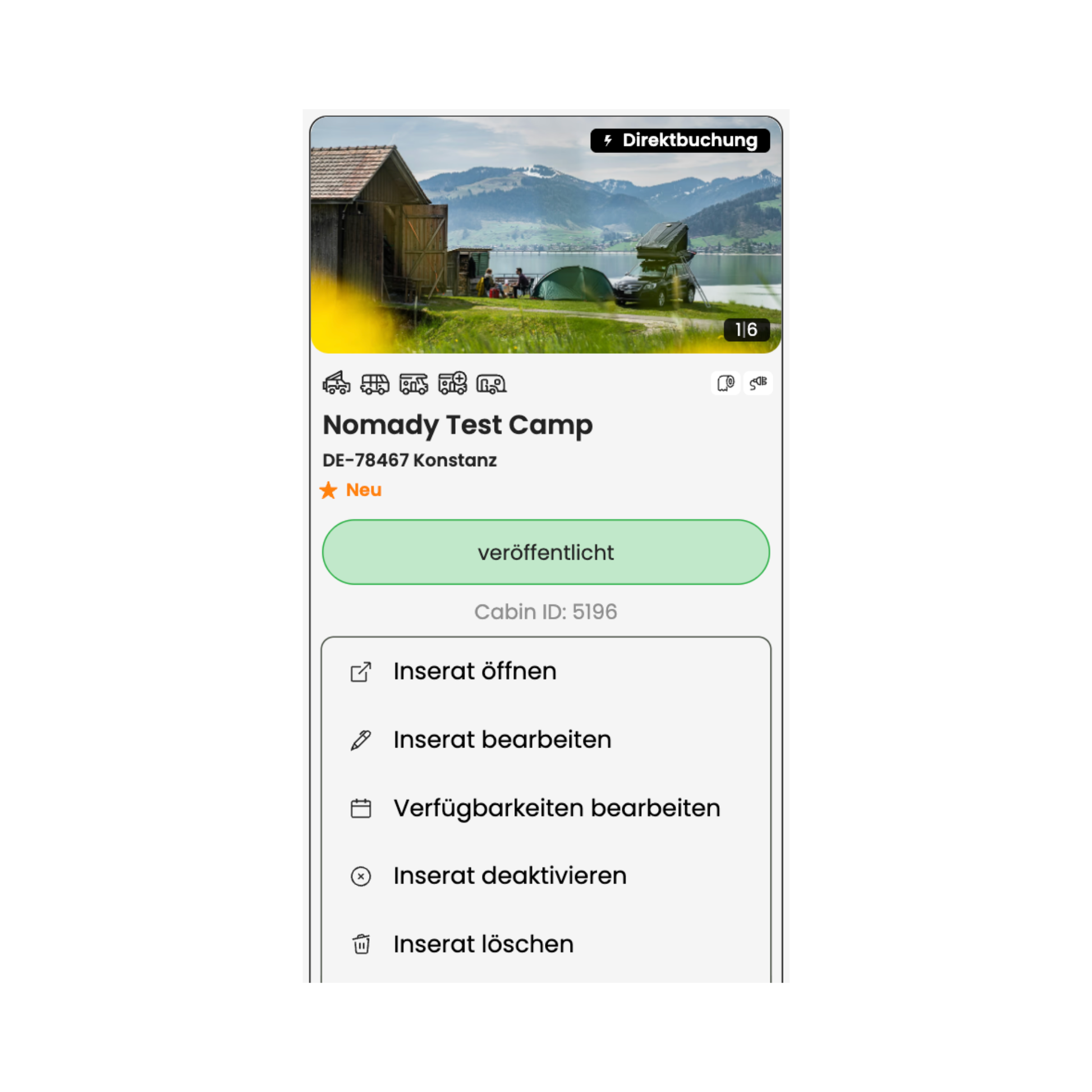 Nomady Stellplatz Schild Nomady AG Shop CHF nomady-stellplatz-schild-nomady-ag-shop-chf