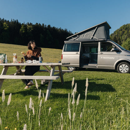 Camping Emaille Tasse "Camper Coffee"