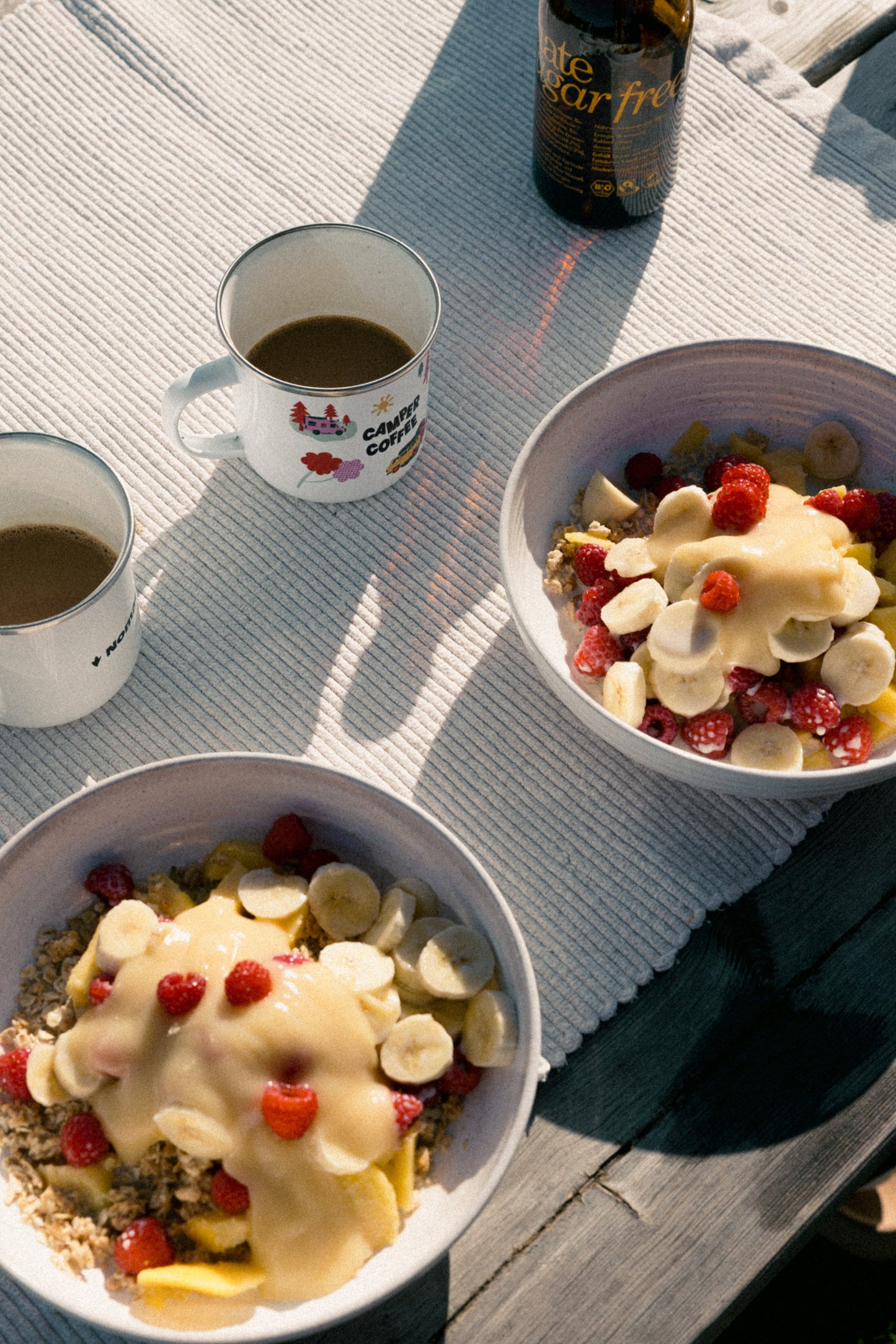 Camping Emaille Tasse "Camper Coffee"