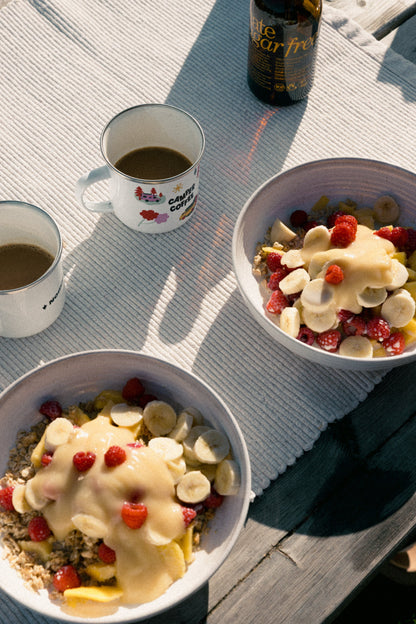 Camping Emaille Tasse "Camper Coffee"